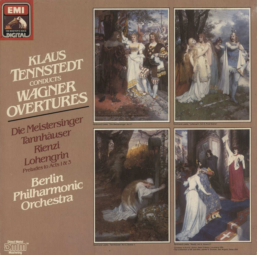 Richard Wagner Wagner: Overtures: Die Meistersinger, Tannhäuser, Rienzi, Lohengrin Vorspiele Zum 1. & 5. Aufzug German vinyl LP album (LP record) ASD1435781