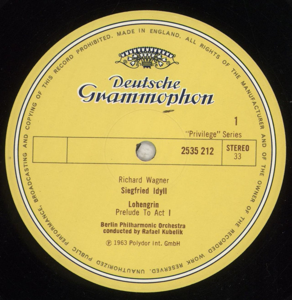 Richard Wagner Wagner: Preludes: Lohengrin / Meistersinger / Tristan Und Isolde / Siegfried-Idyll / Liebestod German vinyl LP album (LP record) WGXLPWA857070