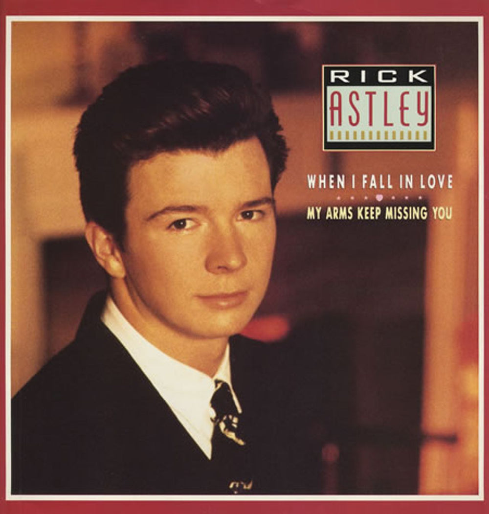 Rick Astley When I Fall In Love UK 12" vinyl single (12 inch record / Maxi-single) PT41684