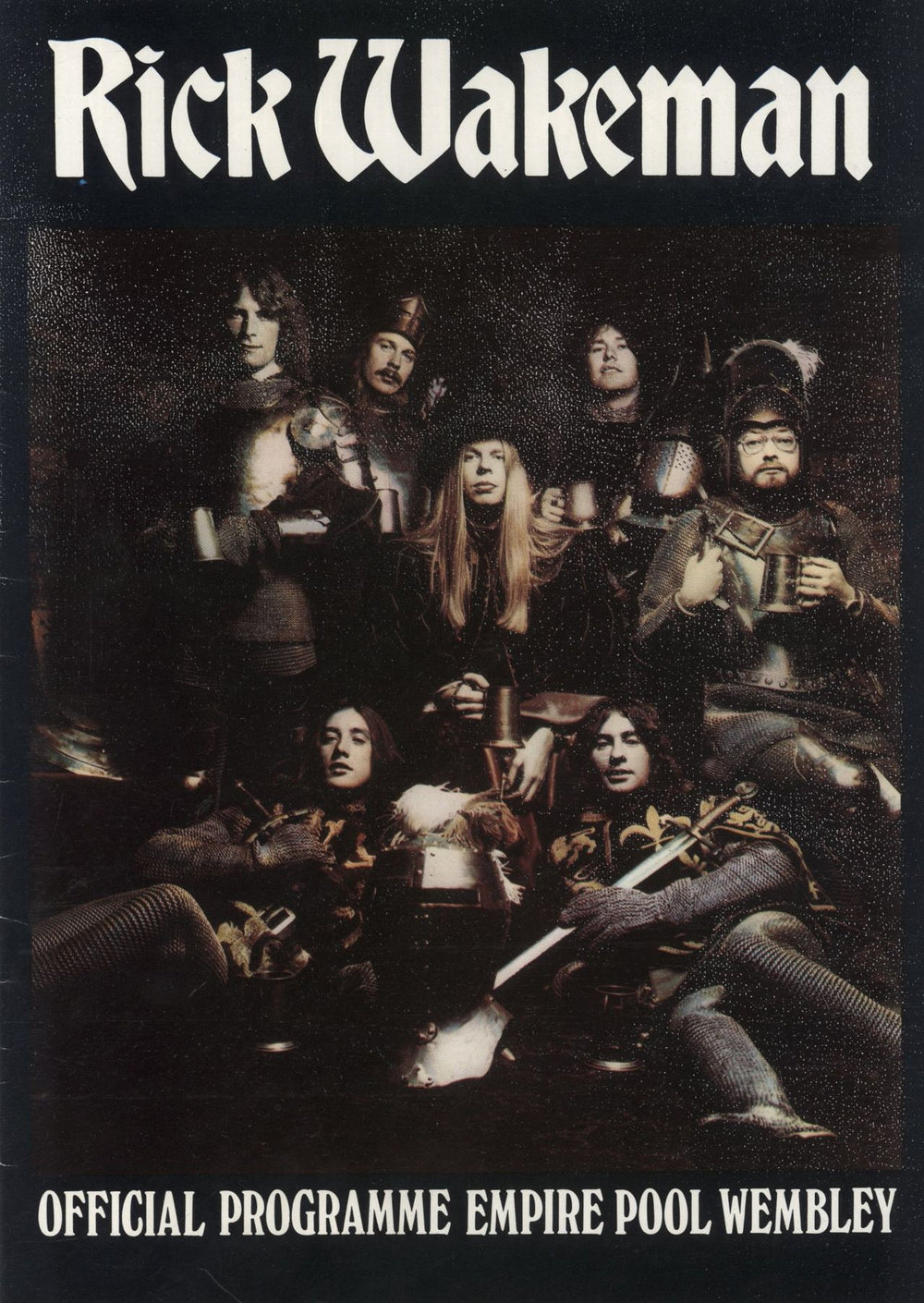 Rick Wakeman The Myths And Legends Of King Arthur UK tour programme TOUR PROGRAMME