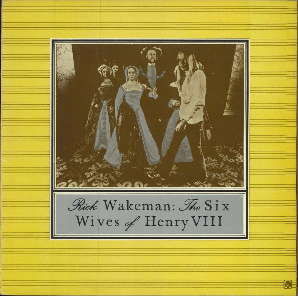 Rick Wakeman The Six Wives Of Henry VIII Portugese vinyl LP album (LP record) PSP4361