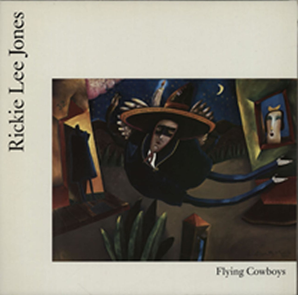 Rickie Lee Jones Flying Cowboys UK vinyl LP album (LP record) WX309