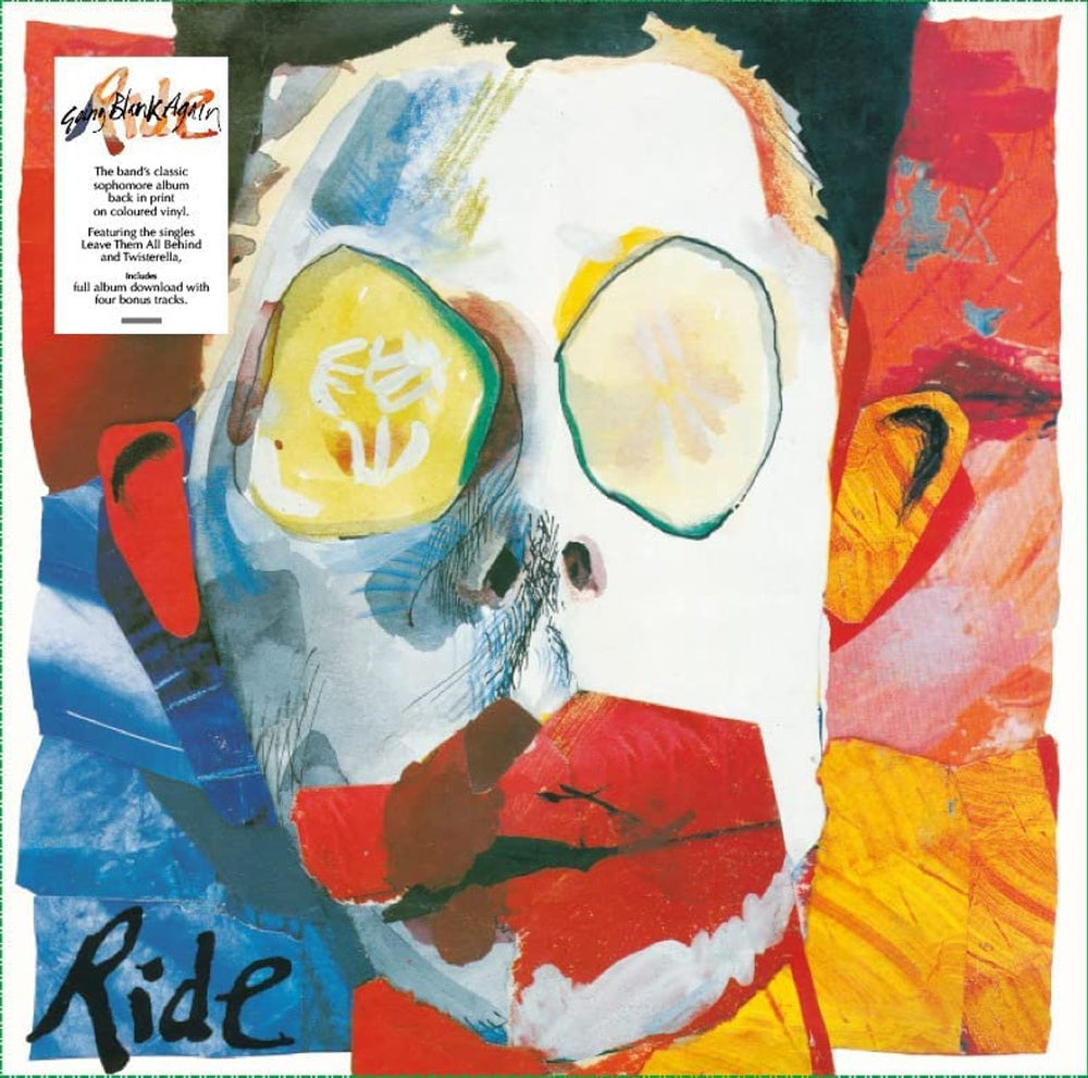 Ride Going Blank Again - Transparent Orange Vinyl - Sealed UK 2-LP vinyl record set (Double LP Album) RID2LGO801373