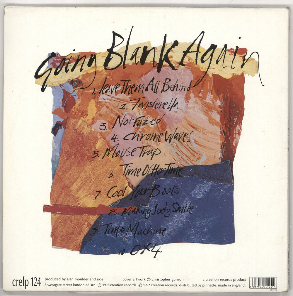 Ride Going Blank Again - VG UK 2-LP vinyl record set (Double LP Album)