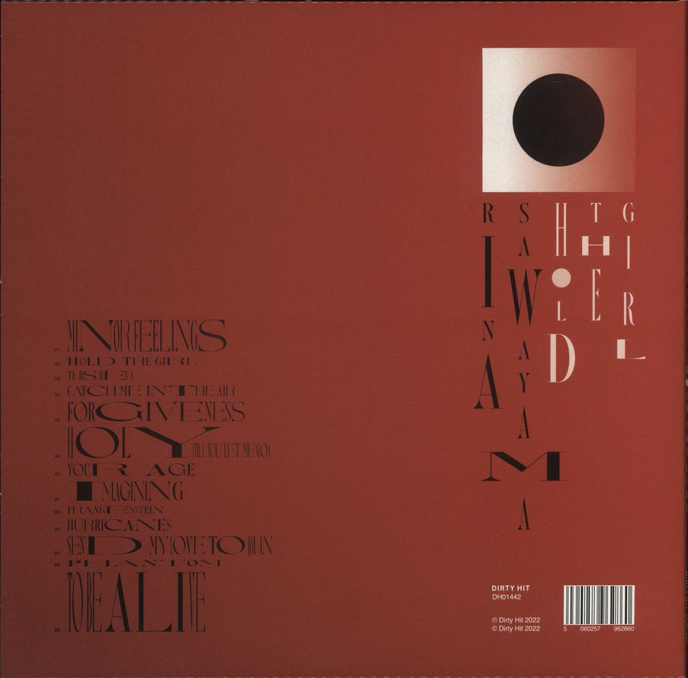 Rina Sawayama Hold The Girl - Ice White Vinyl UK vinyl LP album (LP record) 5060257962860