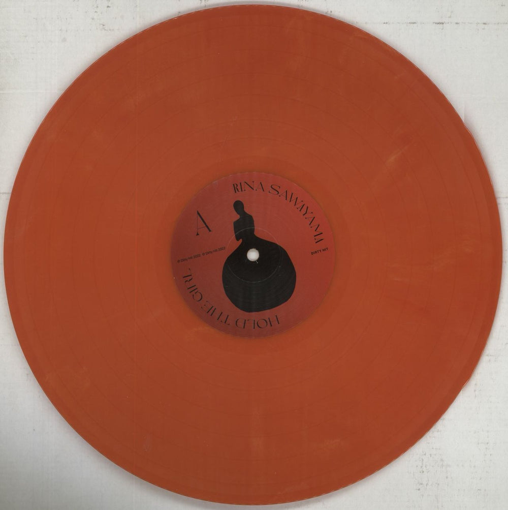 Rina Sawayama Hold The Girl - Orange Lava Vinyl UK vinyl LP album (LP record) 1IXLPHO851645
