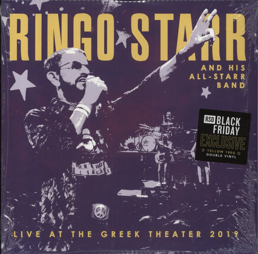 Ringo Starr Live At The Greek Theatre 2019 - RSD BF 2022 - Yellow Vinyl - Sealed UK 2-LP vinyl record set (Double LP Album) BFD418LP