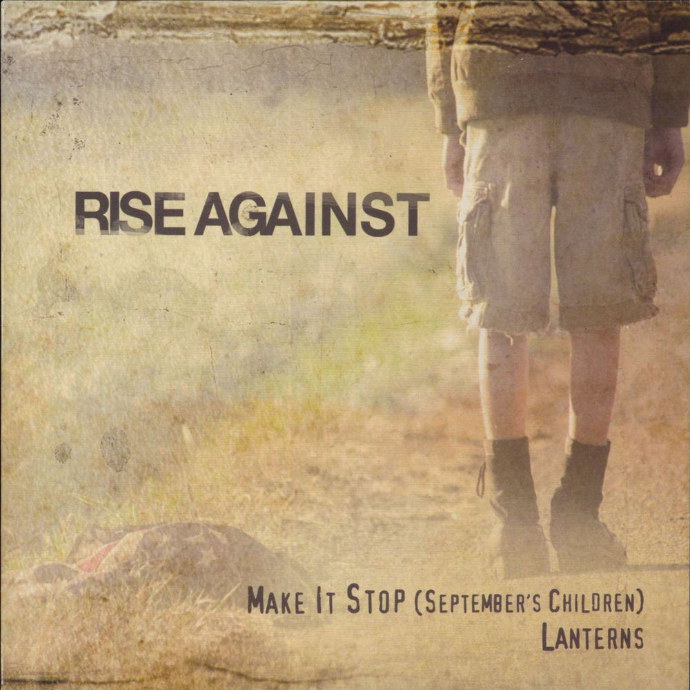 Rise Against Make It Stop (Sepetembers Children) - Clear Vinyl US 7" vinyl single (7 inch record / 45) B0015781-21