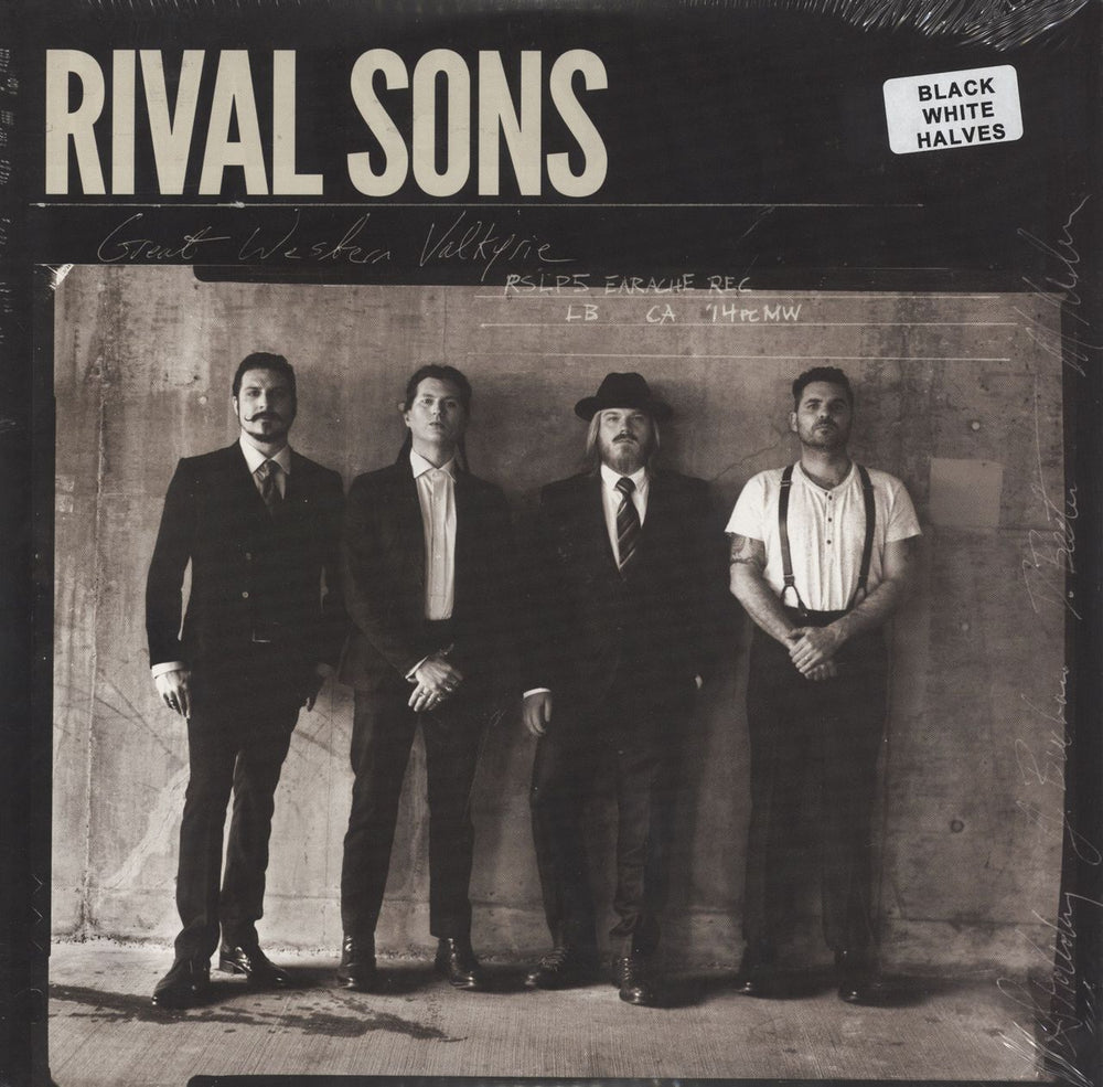 Rival Sons Great Western Valkyrie - Black & White halves - Sealed UK 2-LP vinyl record set (Double LP Album) MOSH516LP