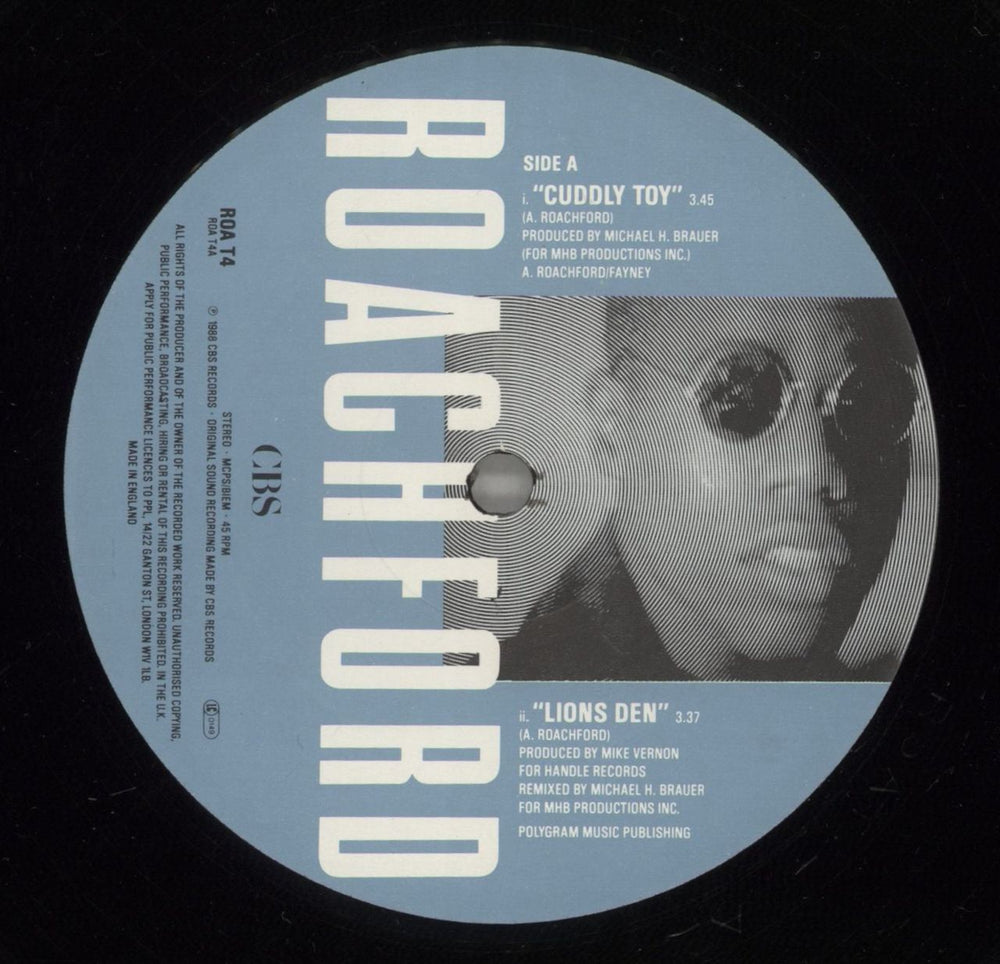 Roachford Cuddly Toy UK 12" vinyl single (12 inch record / Maxi-single) ROA12CU659877