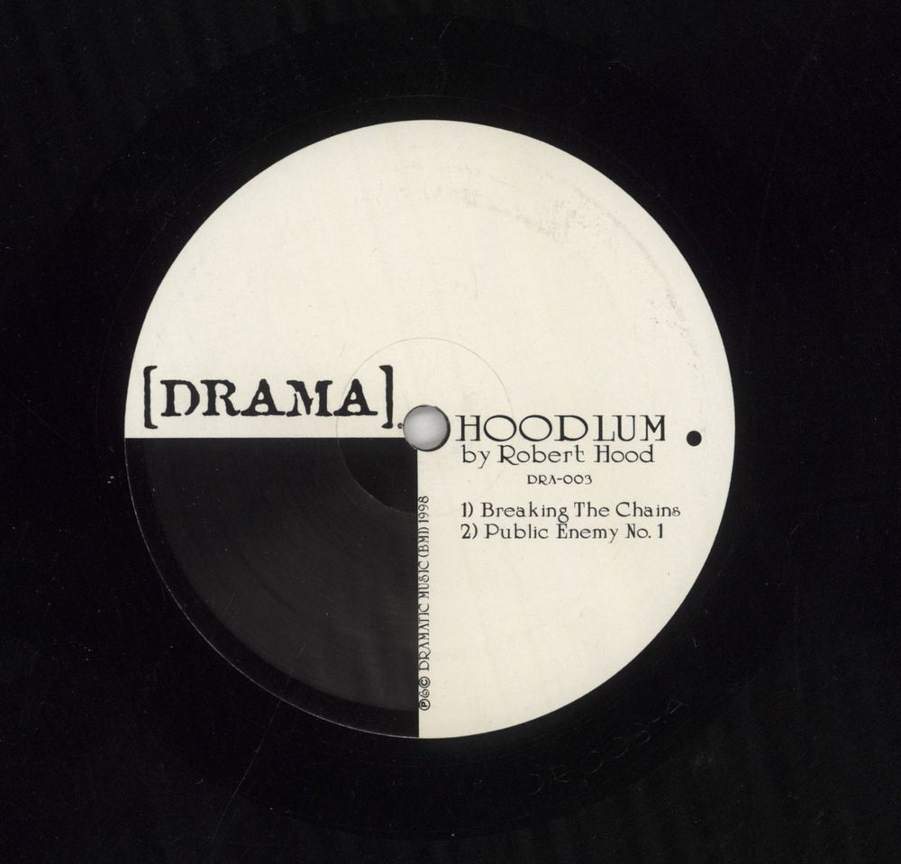 Robert Hood Hoodlum US 2-LP vinyl record set (Double LP Album) DRA-003