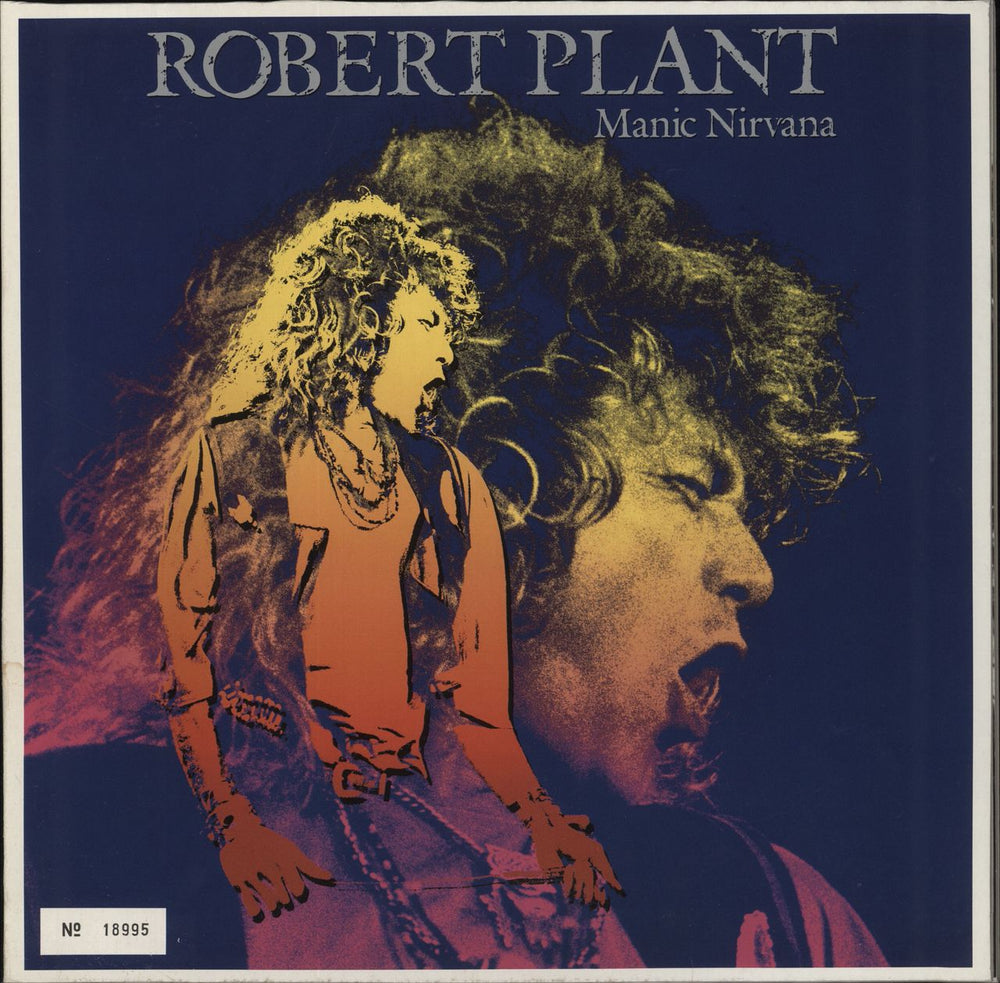 Robert Plant Manic Nirvana - Numbered Gatefold - EX UK vinyl LP album (LP record) WX339X