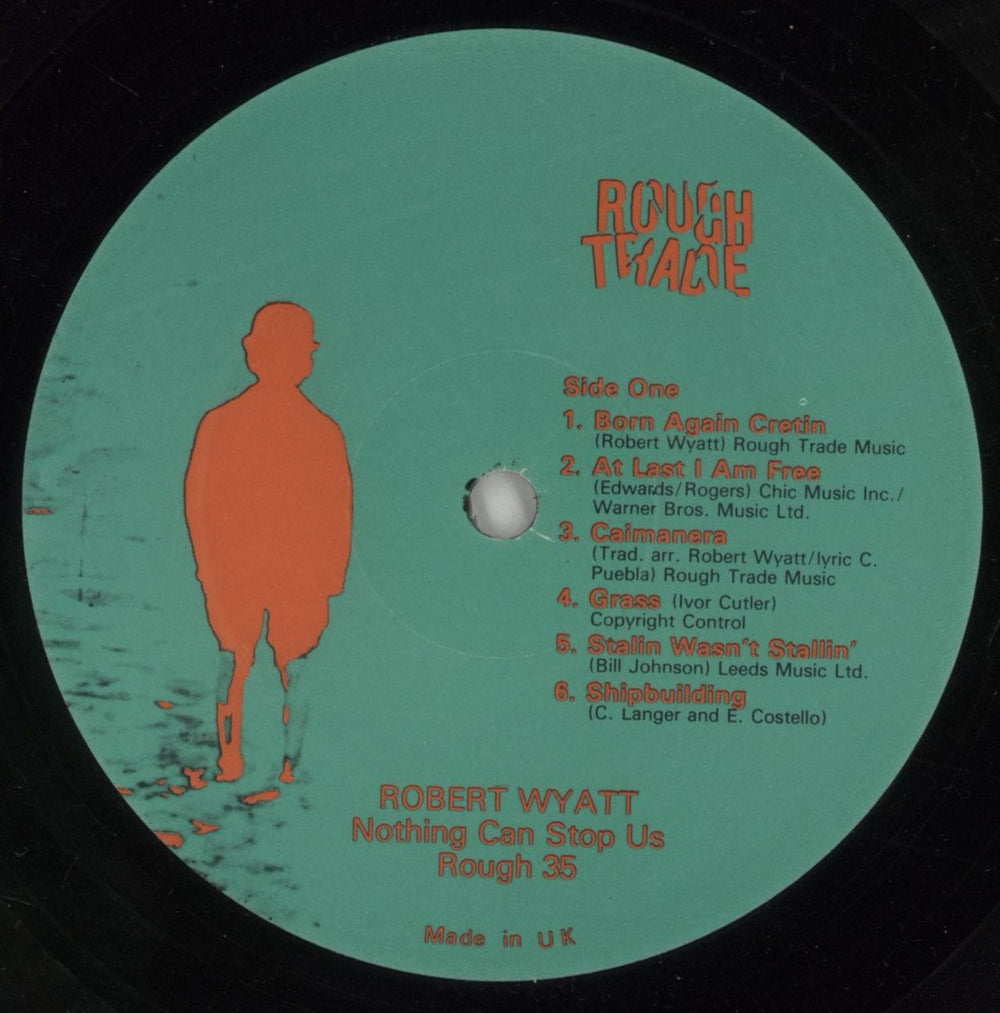 Robert Wyatt Nothing Can Stop Us - EX UK vinyl LP album (LP record) RWYLPNO708822
