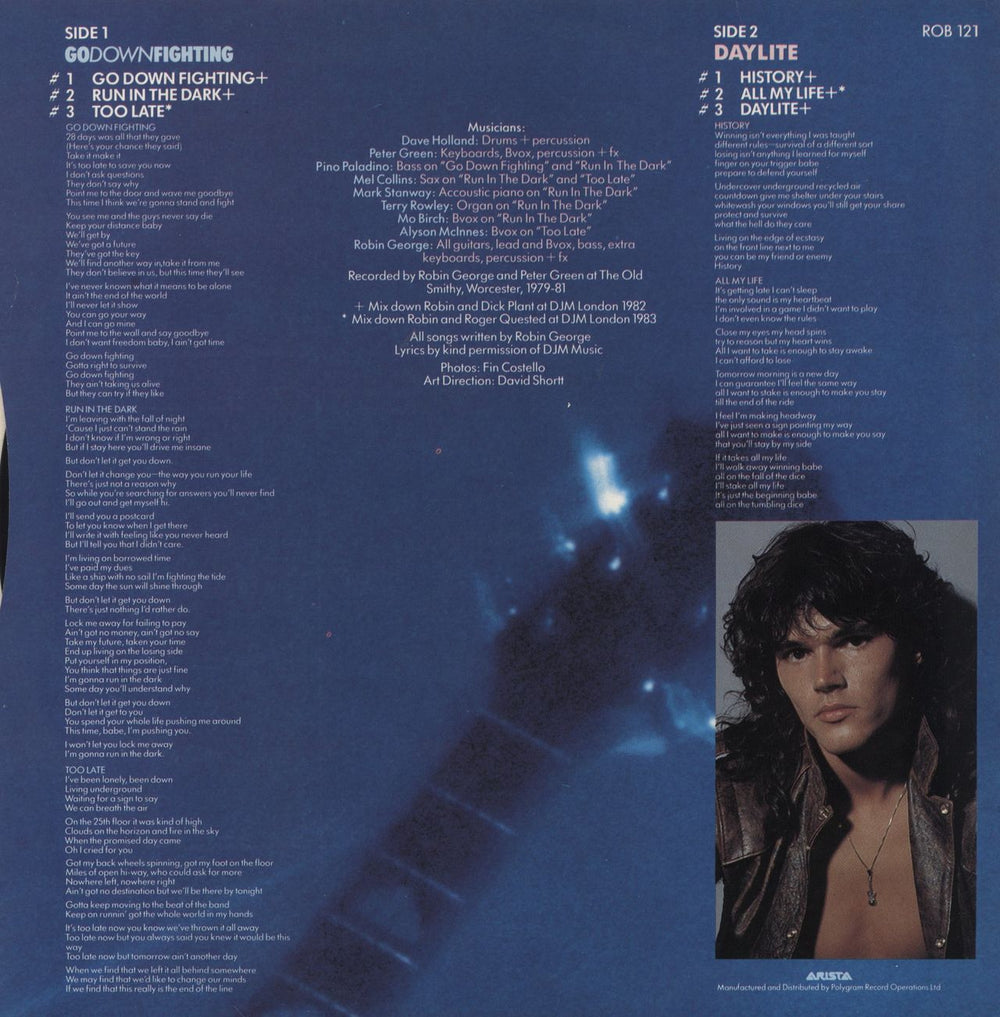 Robin George The History 12" UK 12" vinyl single (12 inch record / Maxi-single)