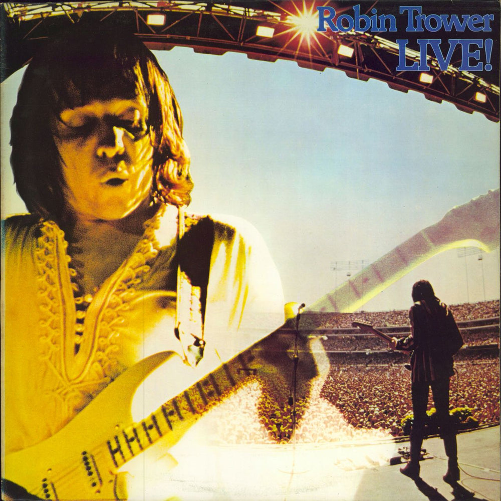 Robin Trower Live! - EX UK vinyl LP album (LP record) CHR1089