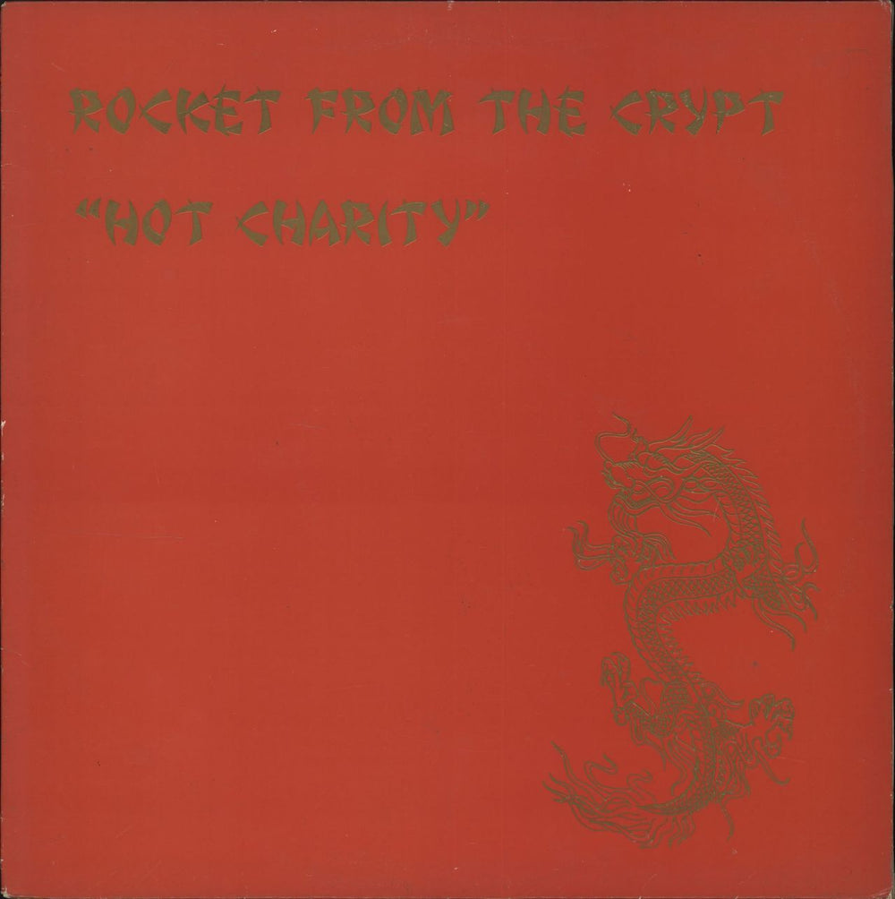 Rocket From The Crypt Hot Charity - EX  UK vinyl LP album (LP record) ELM27LP