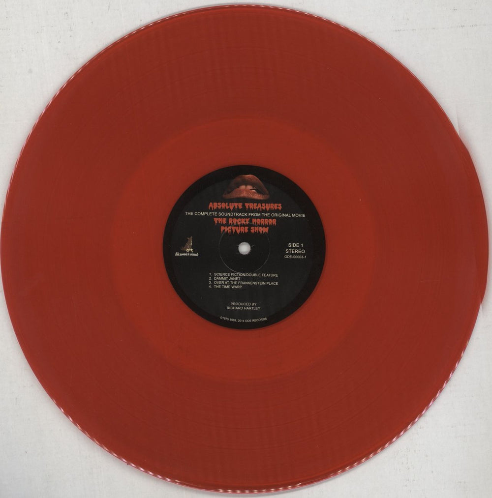 Rocky Horror The Rocky Horror Picture Show: Absolute Treasures - Red Vinyl - EX US 2-LP vinyl record set (Double LP Album) KYH2LTH849926