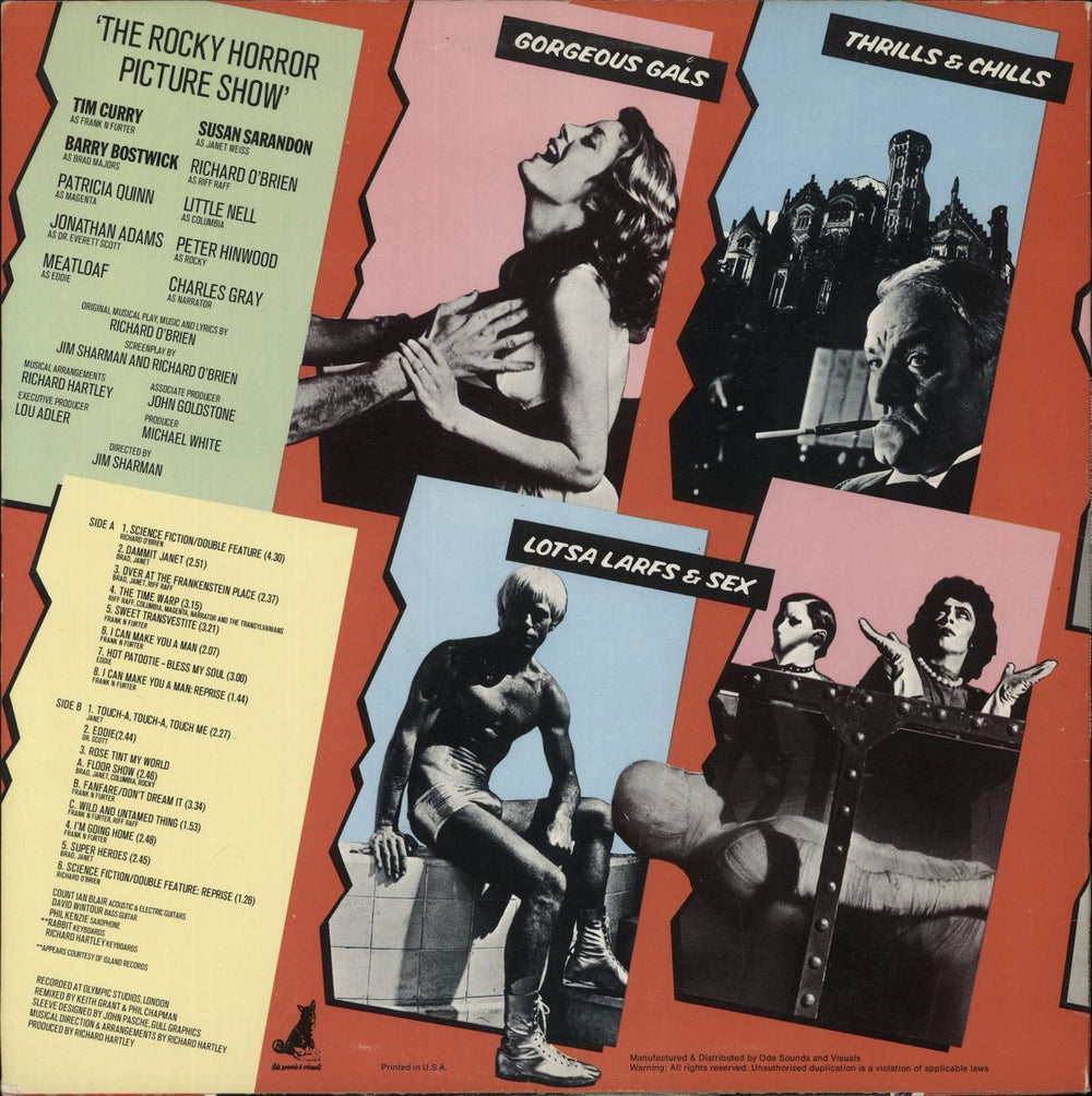 Rocky Horror The Rocky Horror Picture Show US vinyl LP album (LP record)