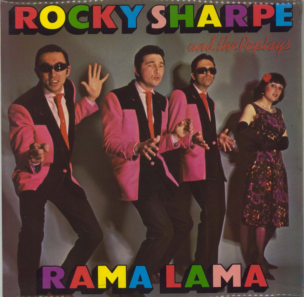 Rocky Sharpe & The Replays Rama Lama UK vinyl LP album (LP record) CWK3010