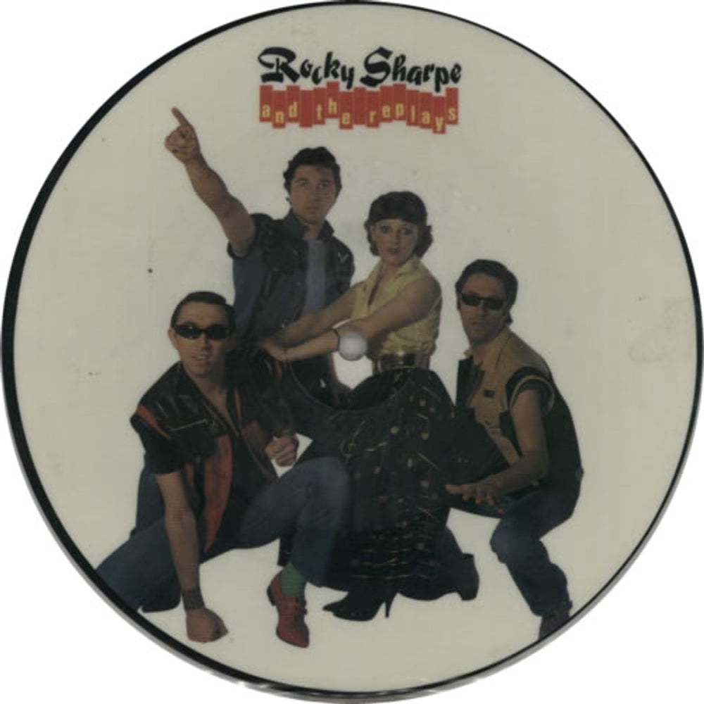 Rocky Sharpe & The Replays Shout! Shout! (Knock Yourself Out) UK 7" vinyl picture disc (7 inch picture disc single) DICEP3