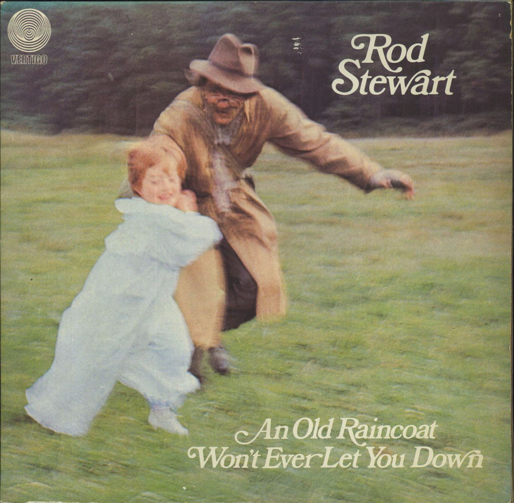 Rod Stewart An Old Raincoat - 2nd - EX UK vinyl LP album (LP record) VO4