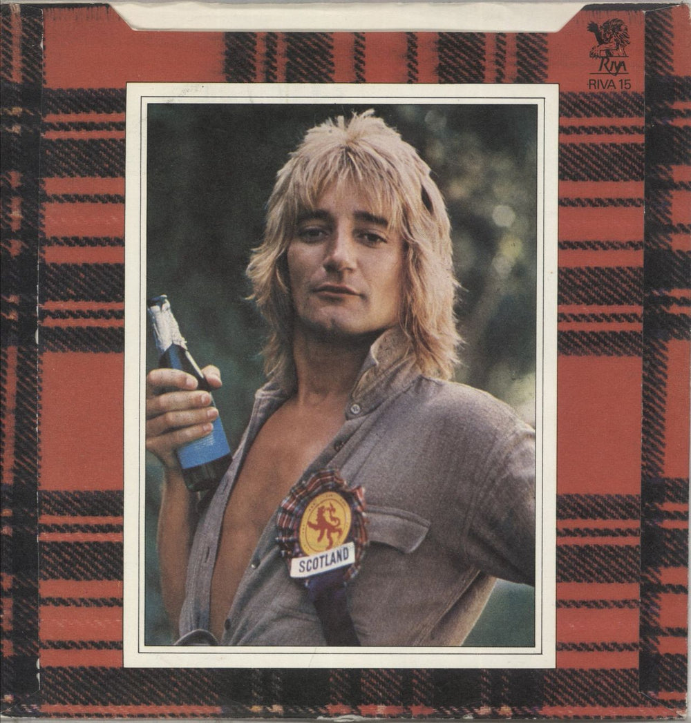 Rod Stewart Ole Ola - Solid Centre - Picture Sleeve UK 7" vinyl single (7 inch record / 45)