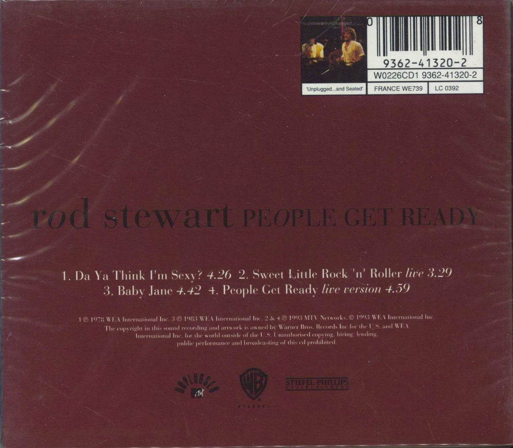 Rod Stewart People Get Ready - Numbered - Sealed UK CD single (CD5 / 5") RODC5PE865771