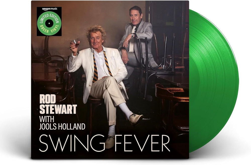 Rod Stewart Swing Fever: Amazon UK Exclusive - Green Vinyl - Sealed UK vinyl LP album (LP record) 5054197801723