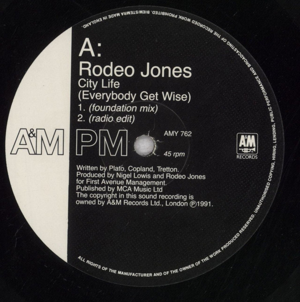 Rodeo Jones Get Wise! UK 12" vinyl single (12 inch record / Maxi-single) RWP12GE847469