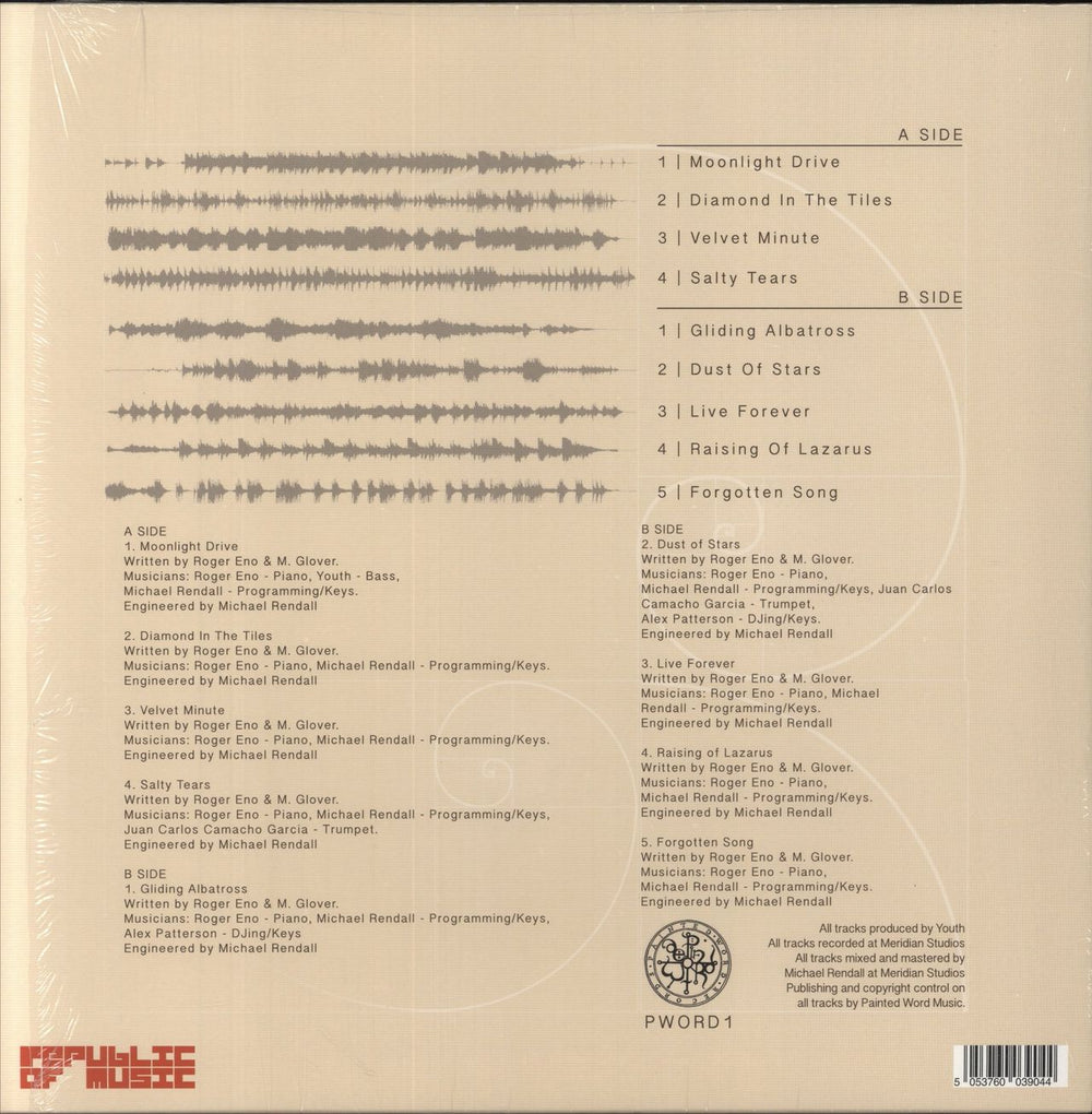 Roger Eno Dust Of Stars UK vinyl LP album (LP record) 042282702210