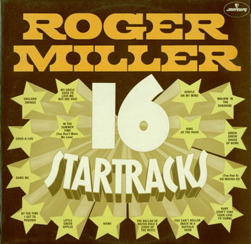 Roger Miller (Country) 16 Startracks UK vinyl LP album (LP record) 6338059