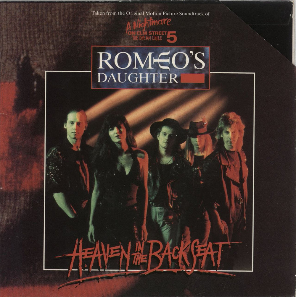 Romeo's Daughter Heaven In The Backseat UK 7" vinyl single (7 inch record / 45) JIVE208