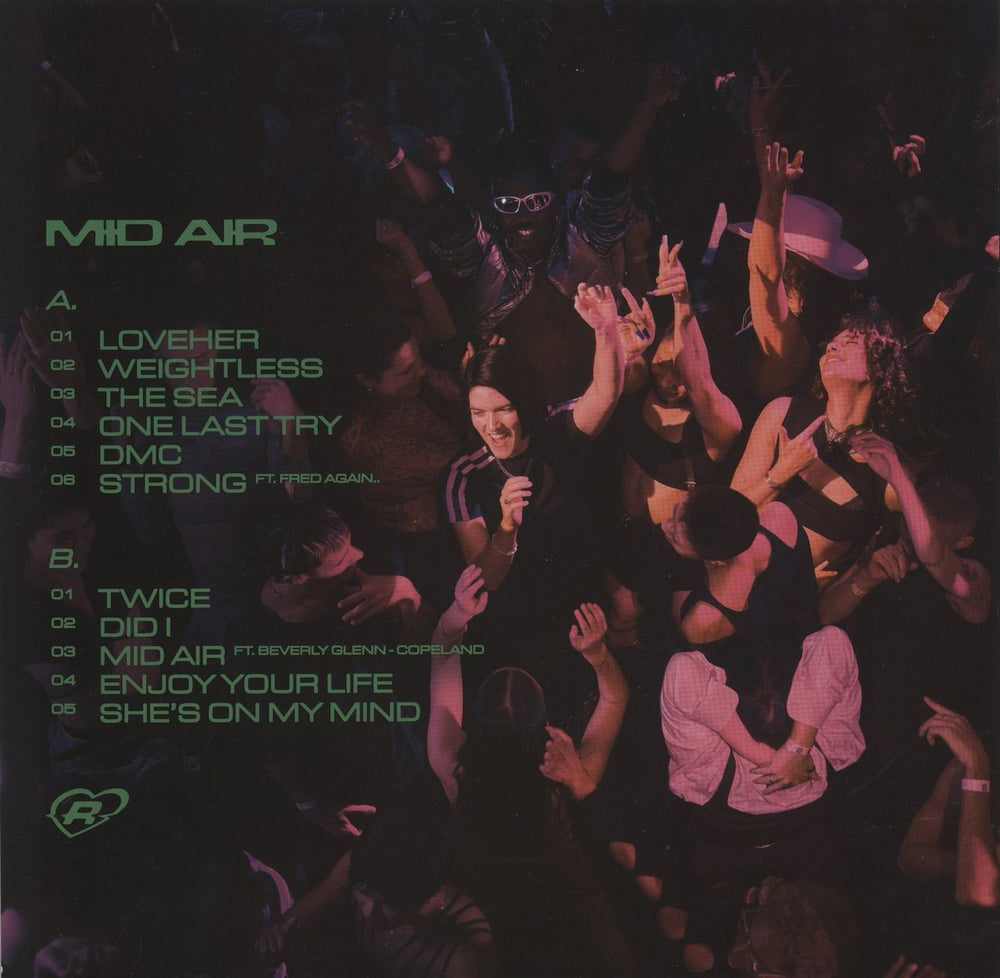 Romy Mid Air - Autographed UK vinyl LP album (LP record) 889030032089