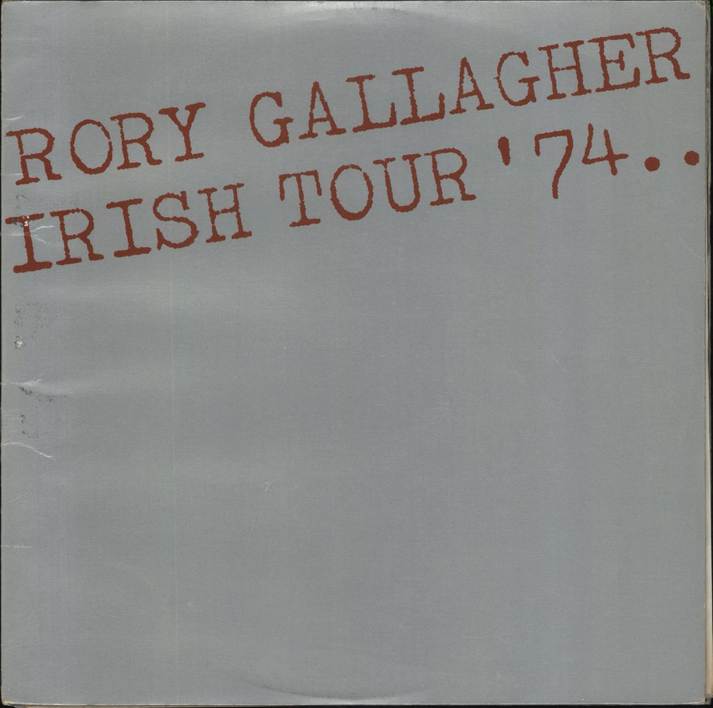 Rory Gallagher Irish Tour '74 - VG UK 2-LP vinyl record set (Double LP Album) 2659031