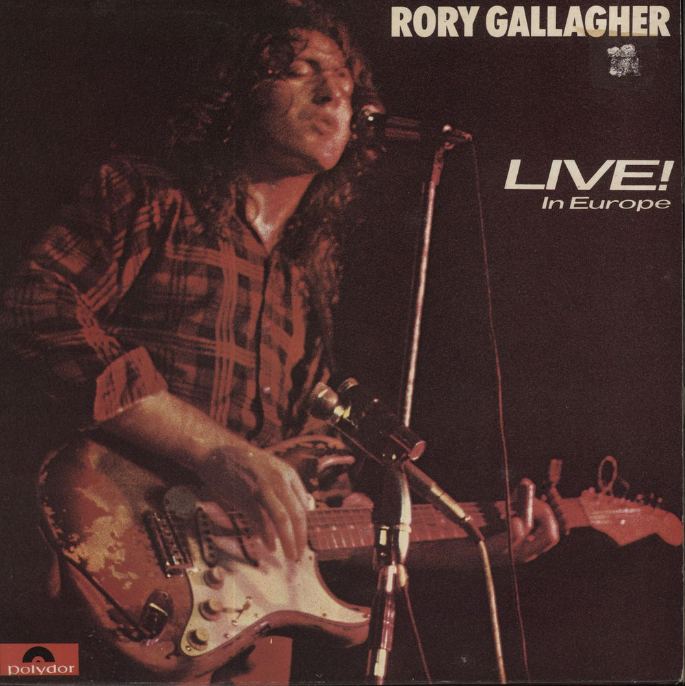 Rory Gallagher Live! In Europe - Matte -VG UK vinyl LP album (LP record) 2383112