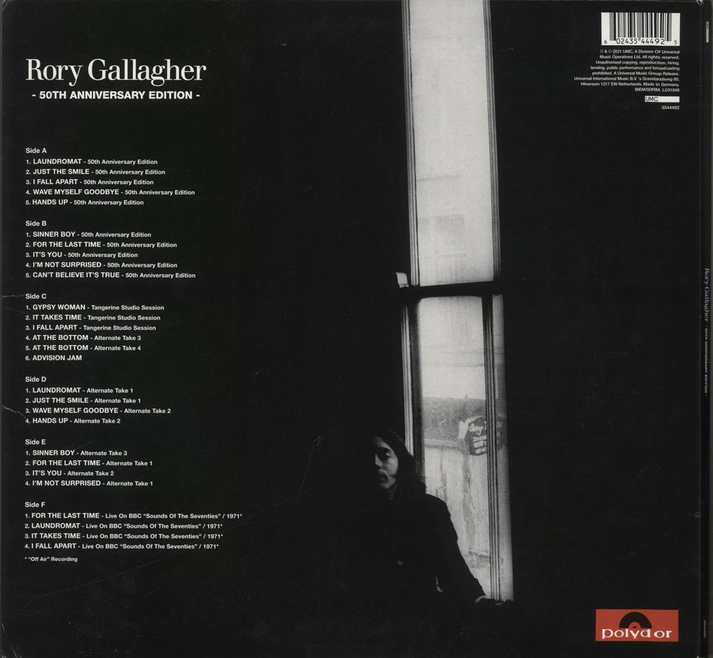 Rory Gallagher Rory Gallagher - 50th Anniversary Edition UK 3-LP vinyl record set (Triple LP Album) 602435444925