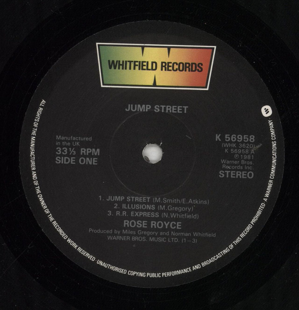 Rose Royce Jump Street UK vinyl LP album (LP record) RRYLPJU304467