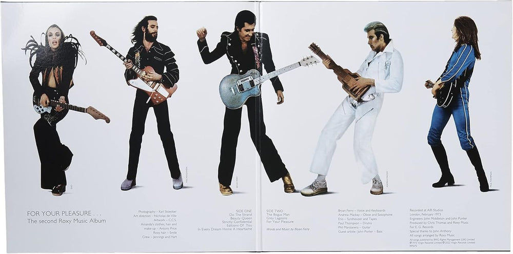 Roxy Music For Your Pleasure - Half-Speed Mastered 180 Gram - Sealed UK vinyl LP album (LP record) RXYLPFO880205