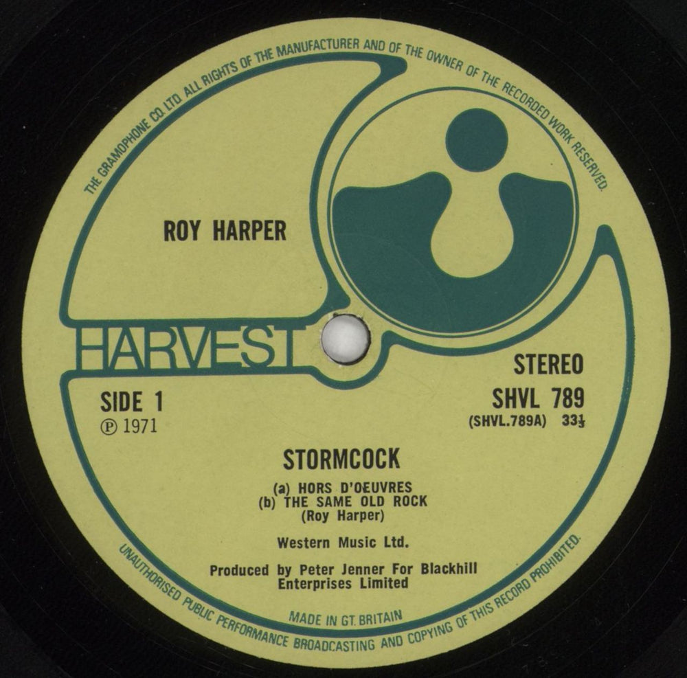 Roy Harper Stormcock - 1st - VG UK vinyl LP album (LP record) ROYLPST672157