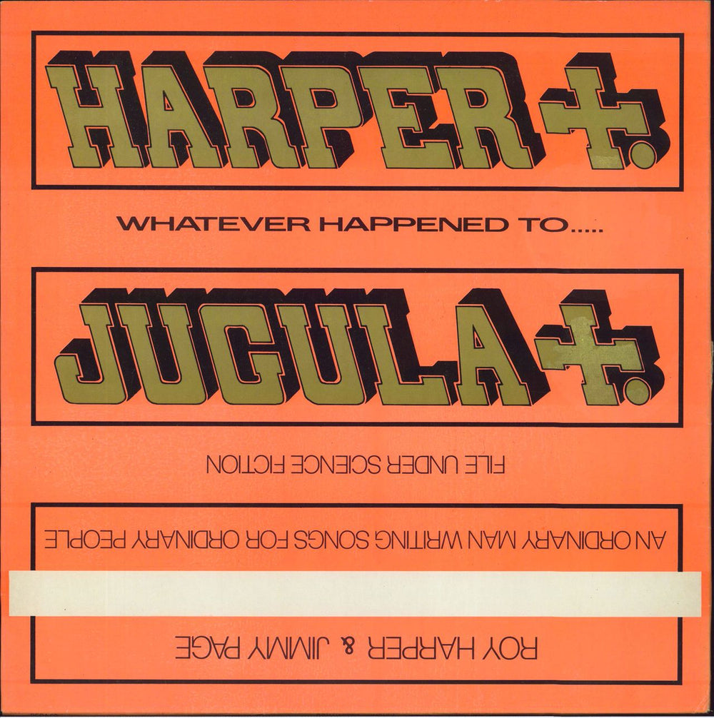 Roy Harper Whatever Happened To Jugula? - EX UK vinyl LP album (LP record) BEGA60