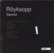 Royksopp Senior - Sealed UK vinyl LP album (LP record) 5060236634429