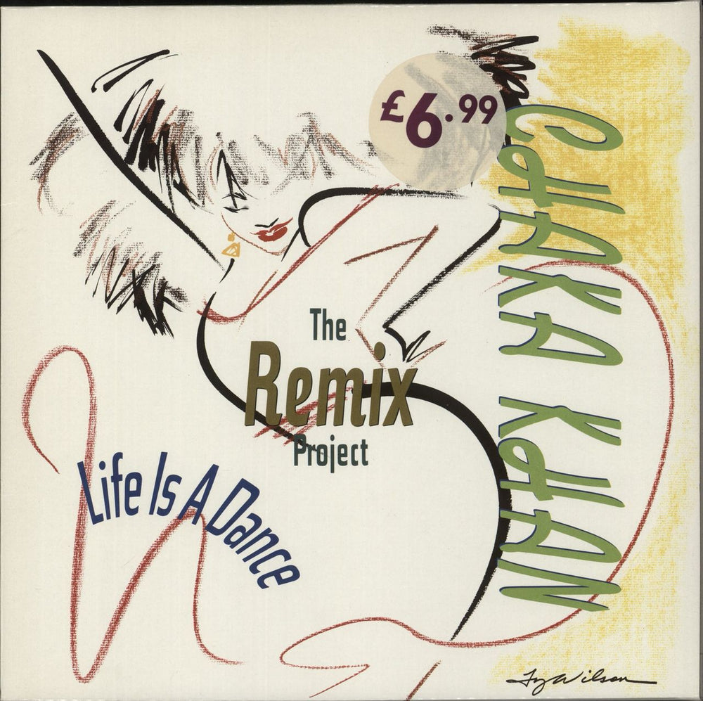 Rufus & Chaka Khan Life Is A Dance - The Remix Project - Price Sticker UK 2-LP vinyl record set (Double LP Album) WX268