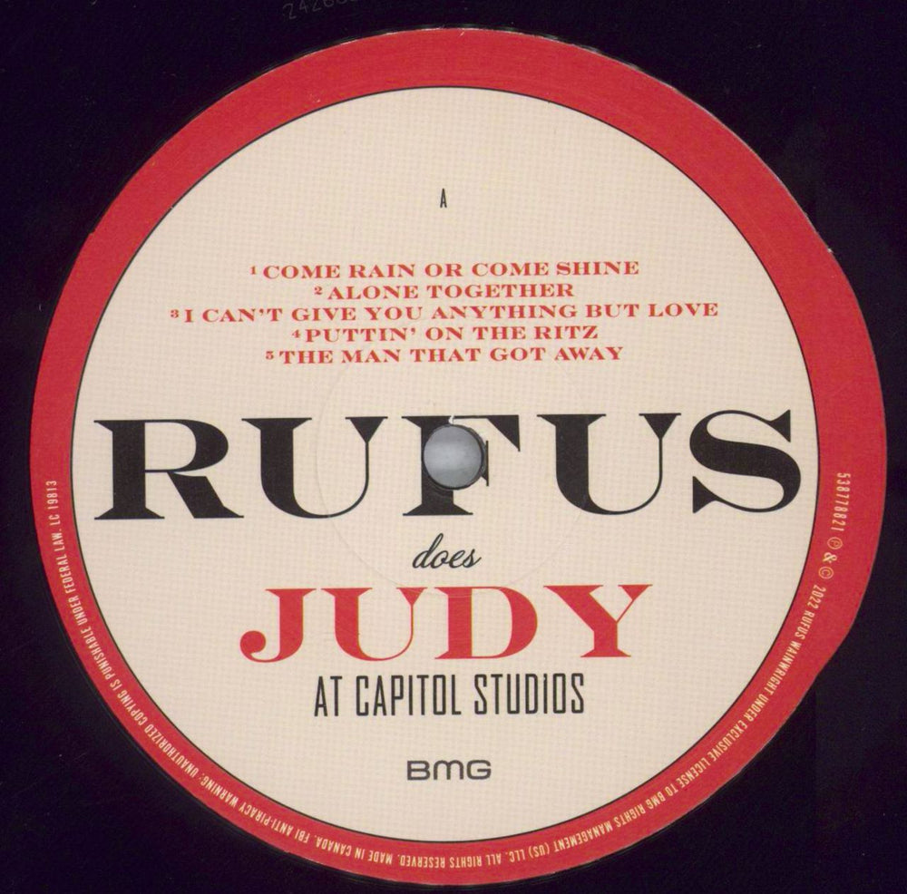 Rufus Wainwright Rufus Does Judy At Capitol Studios US vinyl LP album (LP record) RFWLPRU832680