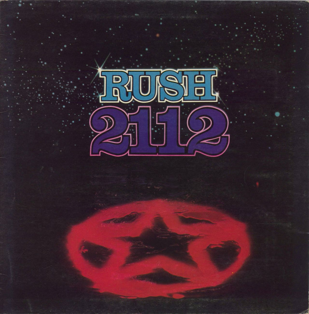 Rush 2112 [Twenty One Twelve] - 1st - EX UK vinyl LP album (LP record) 9100039