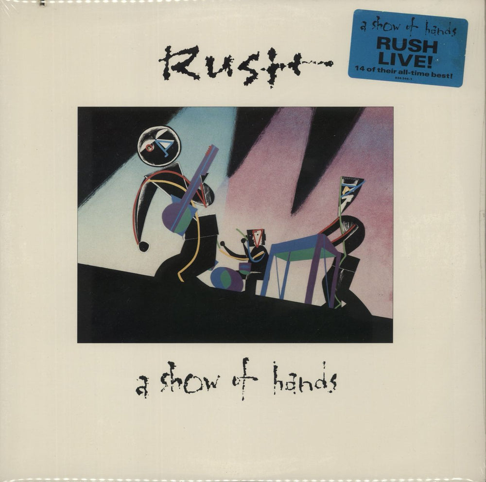 Rush A Show Of Hands - Sealed + Stickered US 2-LP vinyl record set (Double LP Album) 836346-1