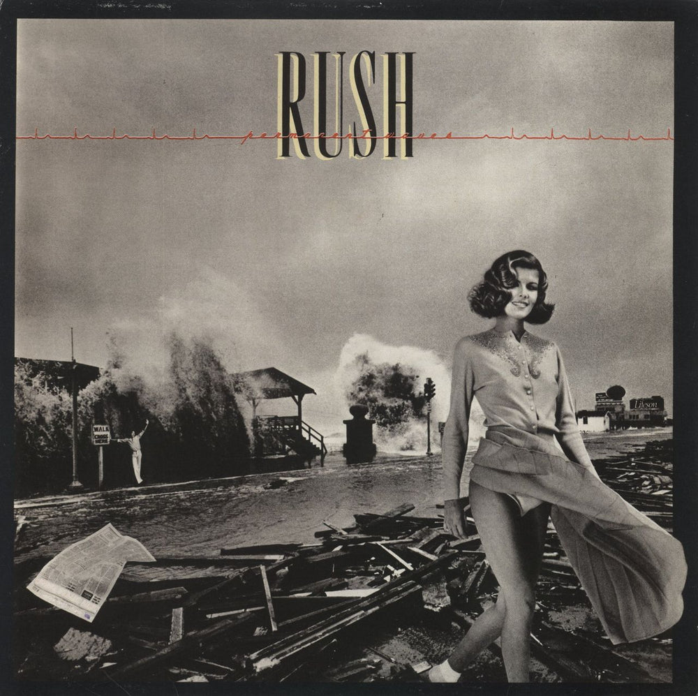 Rush Permanent Waves - Mid 80s - EX UK vinyl LP album (LP record) 9100071