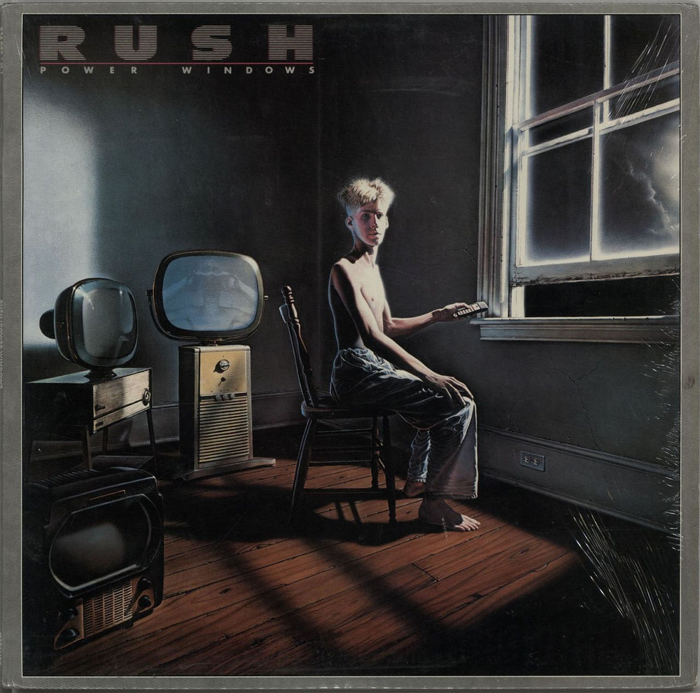Rush Power Windows - shrink US vinyl LP album (LP record) 826098-1
