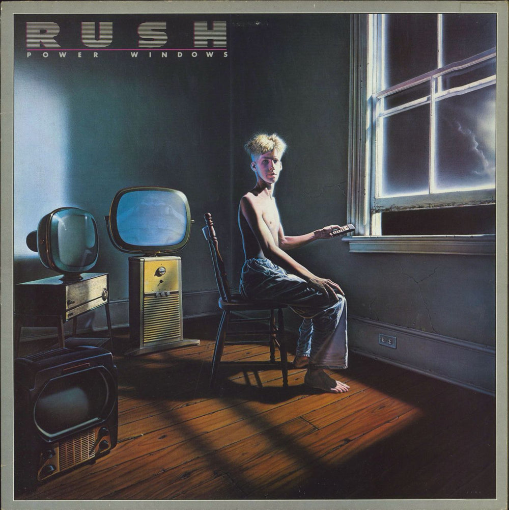 Rush Power Windows - VG+ UK vinyl LP album (LP record) VERH31