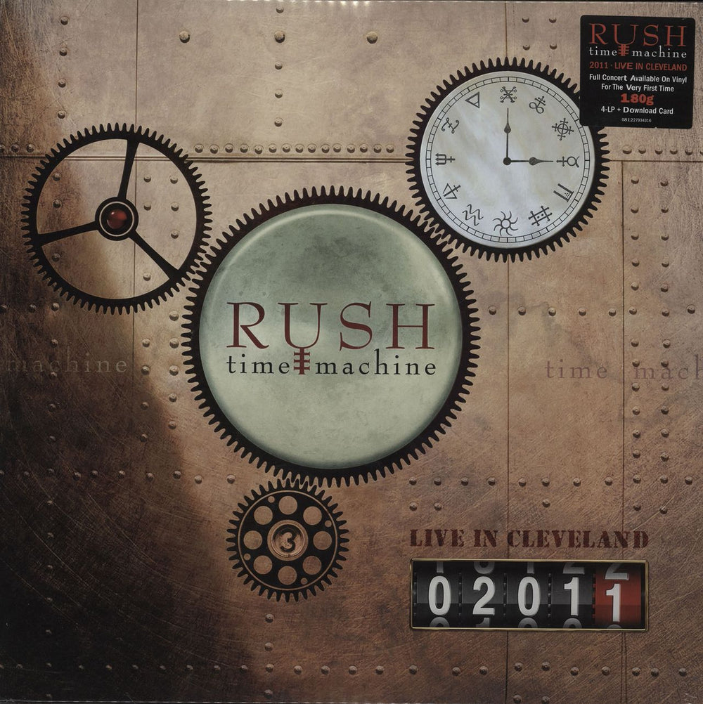 Rush Time Machine: Live In Cleveland - 180g UK 4-LP vinyl album record set R176655