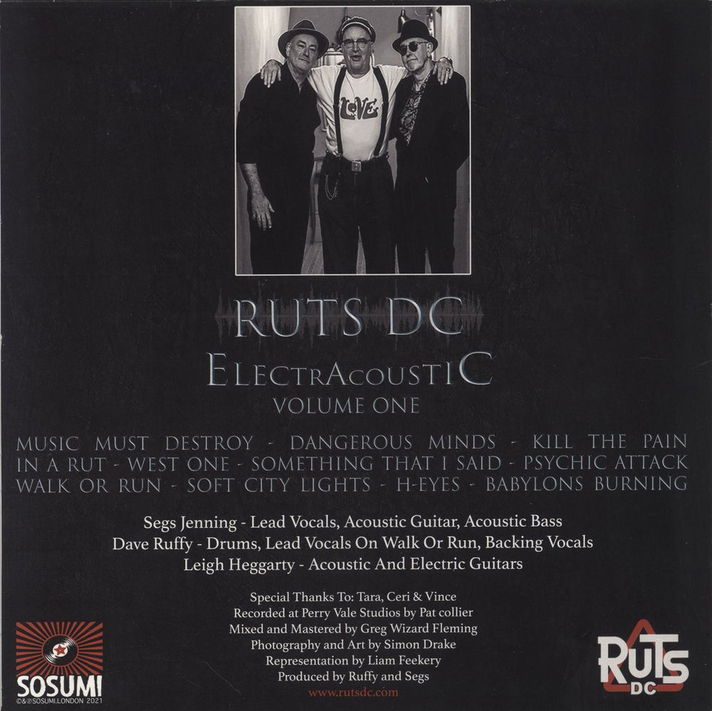 Ruts D.C. Electracoustic Volume One - Autographed UK vinyl LP album (LP record)